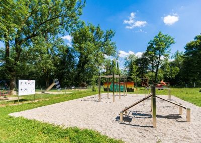 Das Foto zeigt den Fitnesspark an der Jahnstraße.