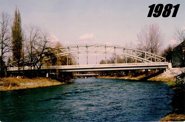 Das Foto zeigt die Alzbrücke im Jahr 1981.