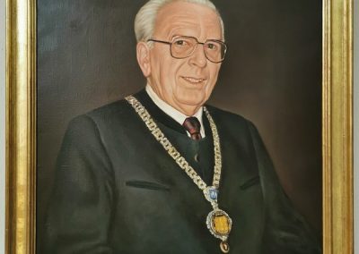 Das Bild zeigt Altbürgermeister Hans Schlagberger, der 1978 bis 1990 im Amt war.