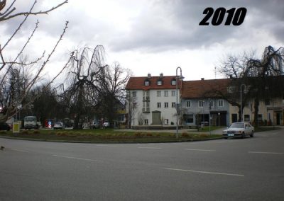 Das Foto zeigt den Caroplatz im Jahr 2010.