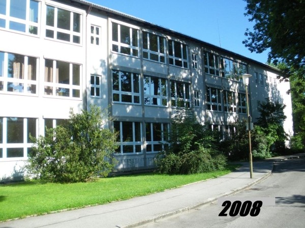 Das Foto zeigt die Hauptschule und die Grundschule im Jahr 2008.