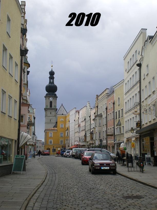 Das Foto zeigt die Hauptstraße im Jahr 2010.