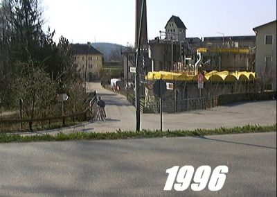 Das Foto zeigt den Riegerknoten im Jahr 1996.