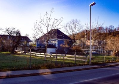 Königswiese von der Lehemairstr. in Blickrichtung Bayernstraße