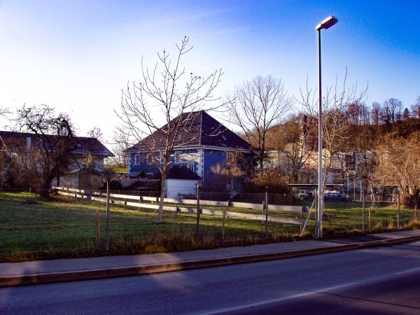 Königswiese von der Lehemairstr. in Blickrichtung Bayernstraße