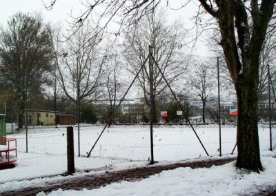Der alte Tennisplatz an der Jahnstraße