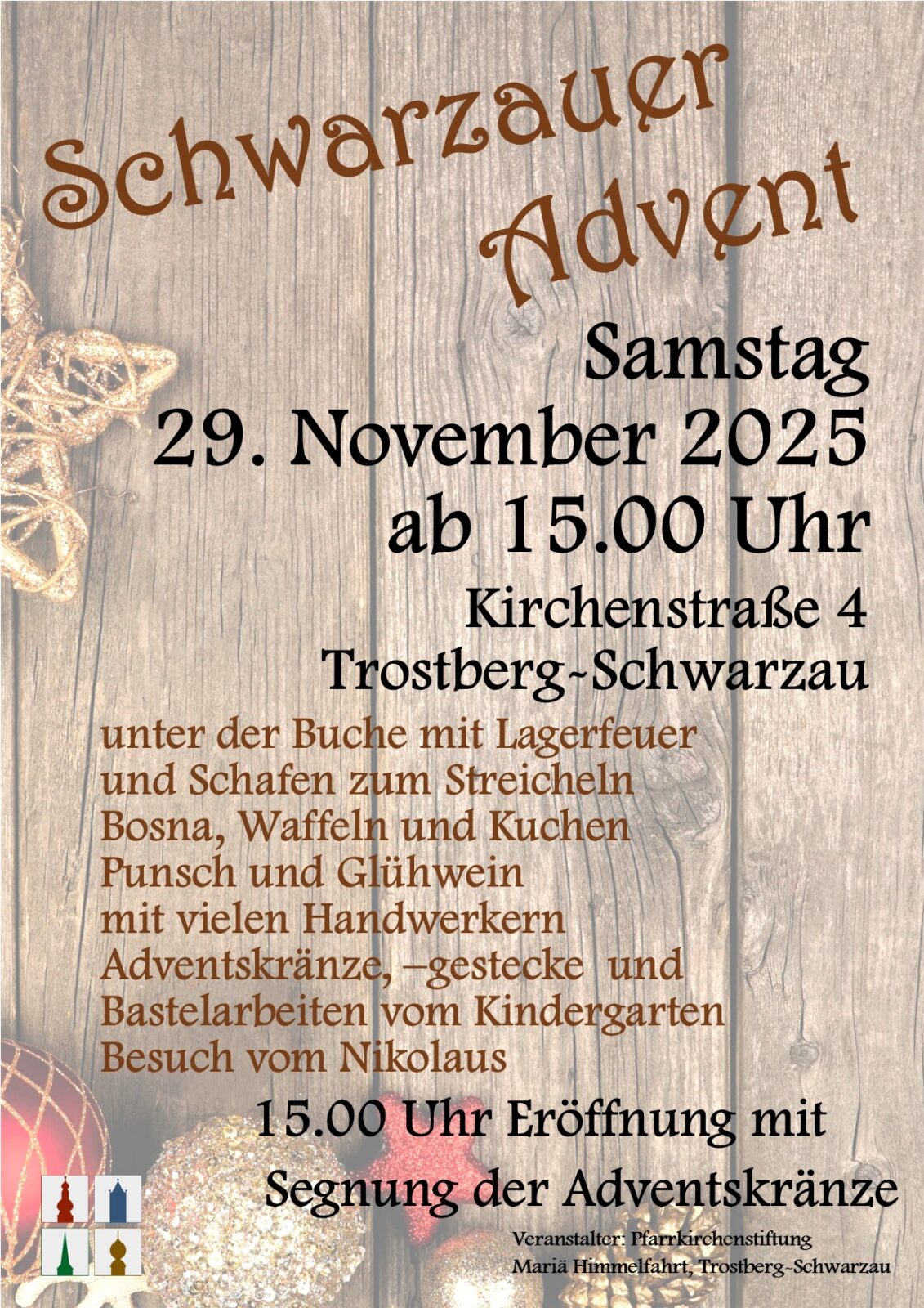 Plakat SchwarzauerAdvent