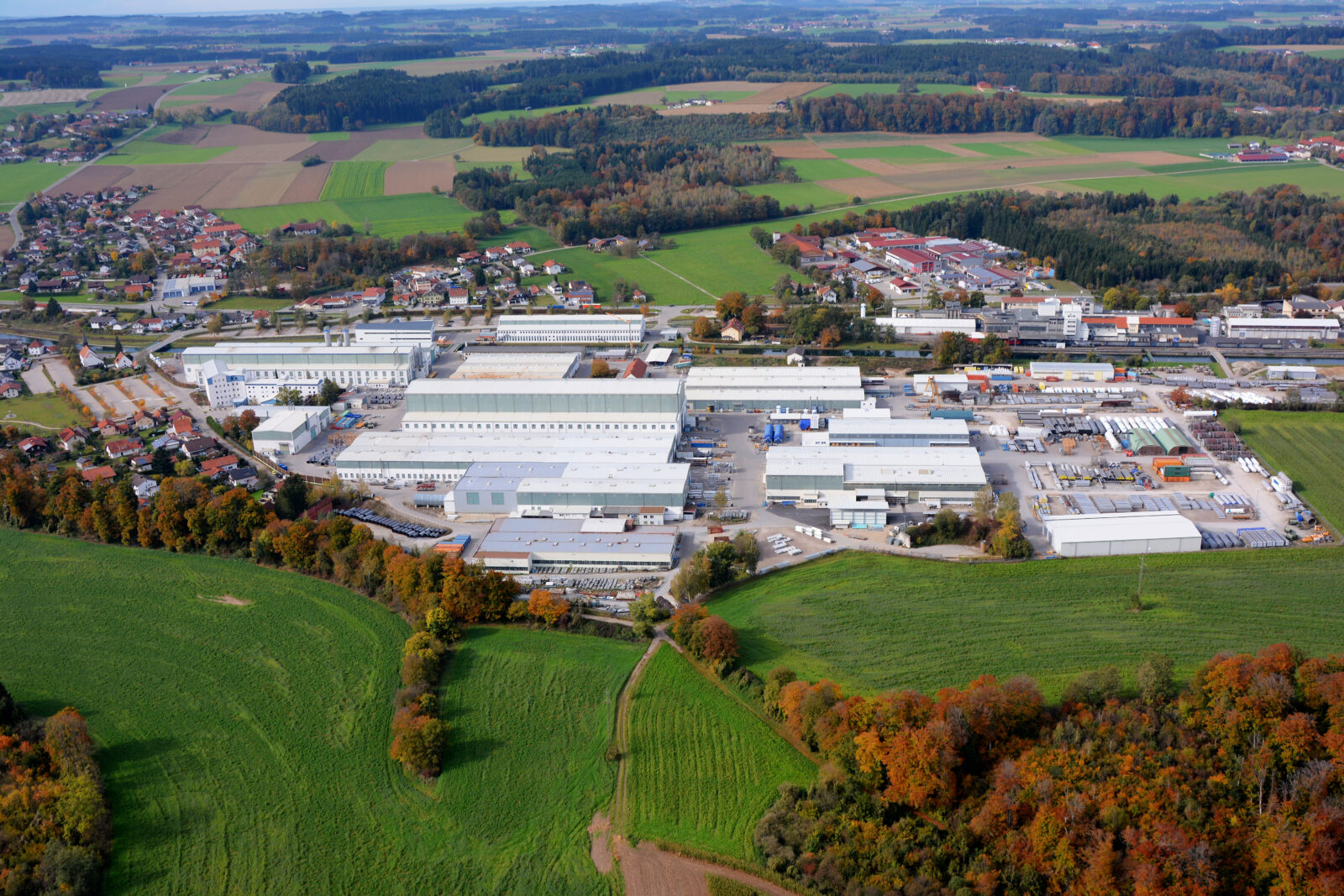 Luftbild Wirtschaft