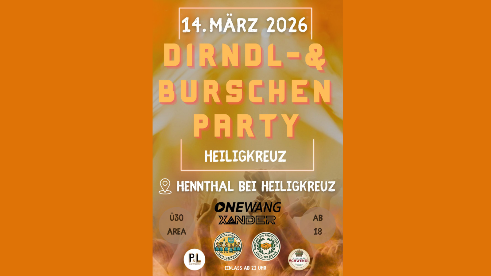 Dirndl- und Burschenparty Heiligkreuz