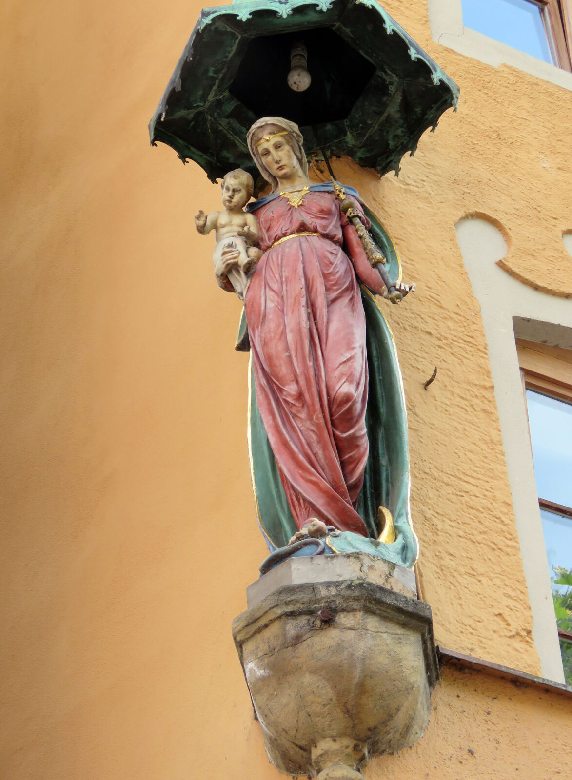 ANONYM: „Maria mit dem Kind“, 1908, Abele Gangl